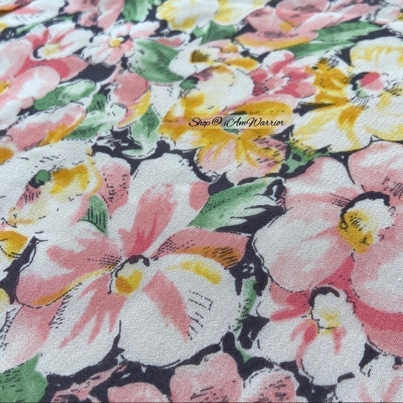 Joie silk ruffle blush pink floral maxi dress *shop@iamwarrior - Picture 4 of 10